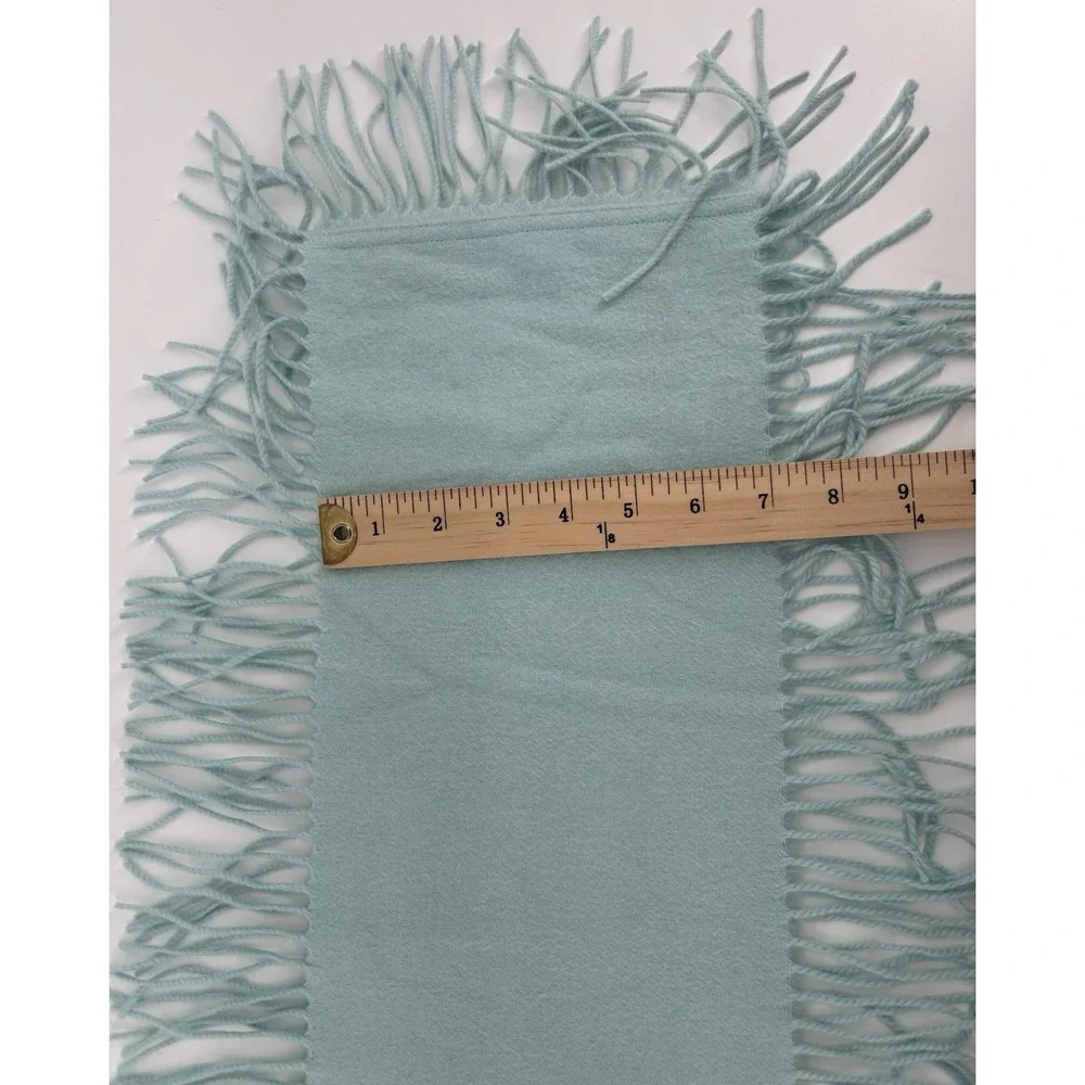 NORDSTROM 100% Cashmere Fringe Scarf Old Money Quiet Luxury Designer Preppy Chic